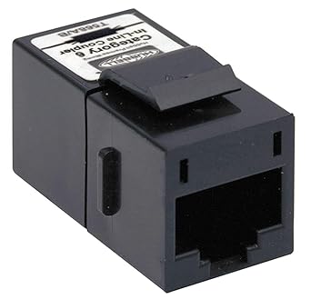 Hubbell Premise Wiring Sfc6bk Inline Coupler 8 Cat6 Black Amazon Com Industrial Scientific