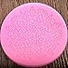 NUOMI Silicone Fondant Embossing Molds 5 Pack Lace Molds for Cupcake Topper Decorating Moulds, Round Flower Embossing Mat
