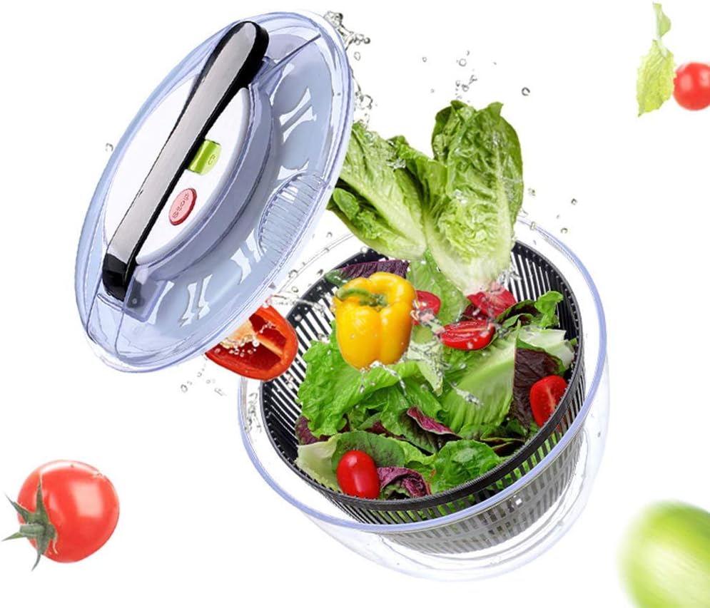 Spinner De Ensalada Ensaladera Lechuga, hortalizas, limpiador de