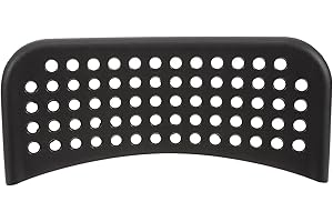 Amosfun Chair Backrest Replacement Plastic Backrest for Household Chairs Black Reusable Accessory for Home