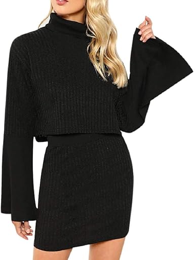 black sweater dress amazon