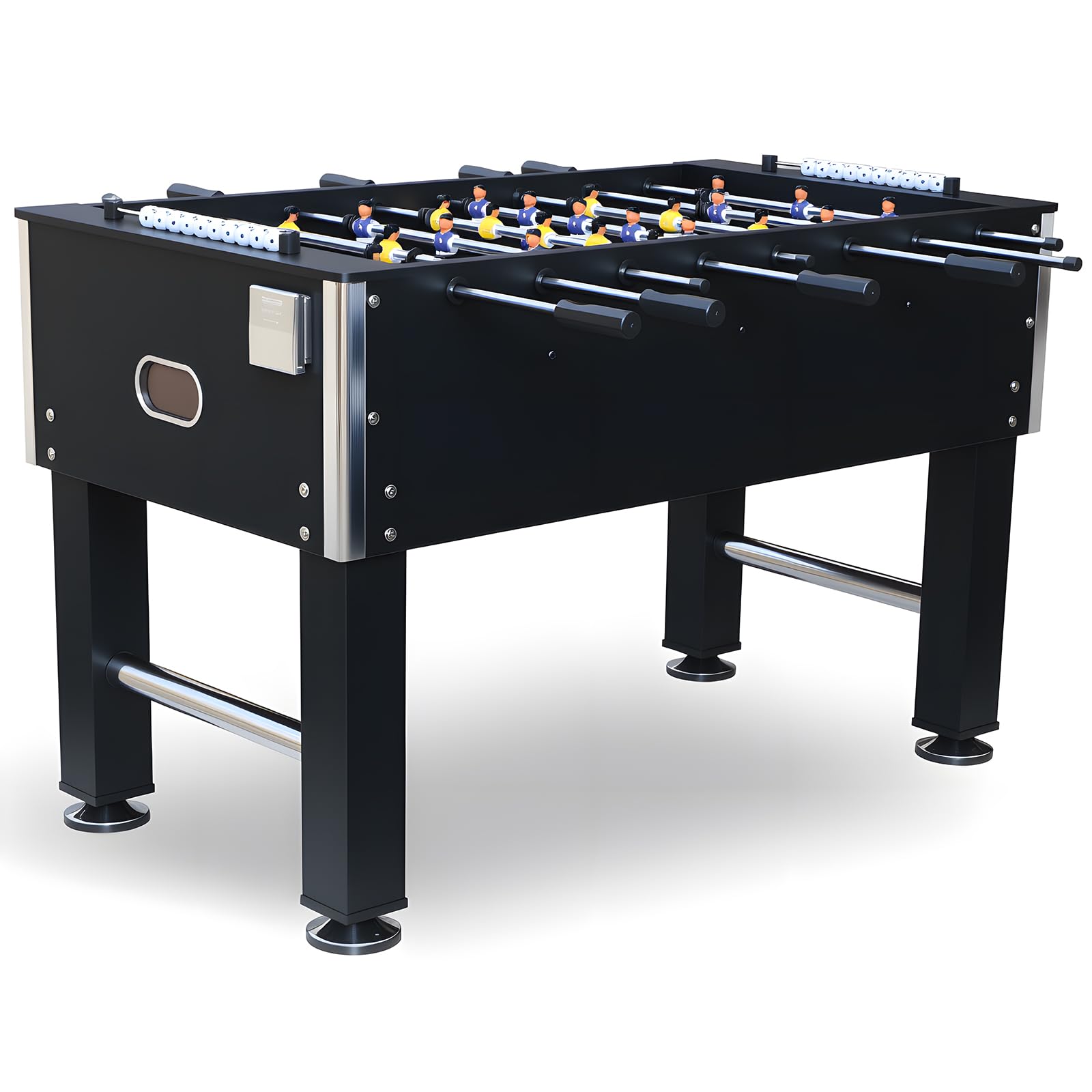 Photo 1 of ***FACTORY SEALED*** Rovibek Foosball Table, 55” Large Size Soccer Game Tables for Adults, Table Games Includes 2 Foldable Cup Holders & 4 Balls, Perfect for Parties, Family Night, Game Room