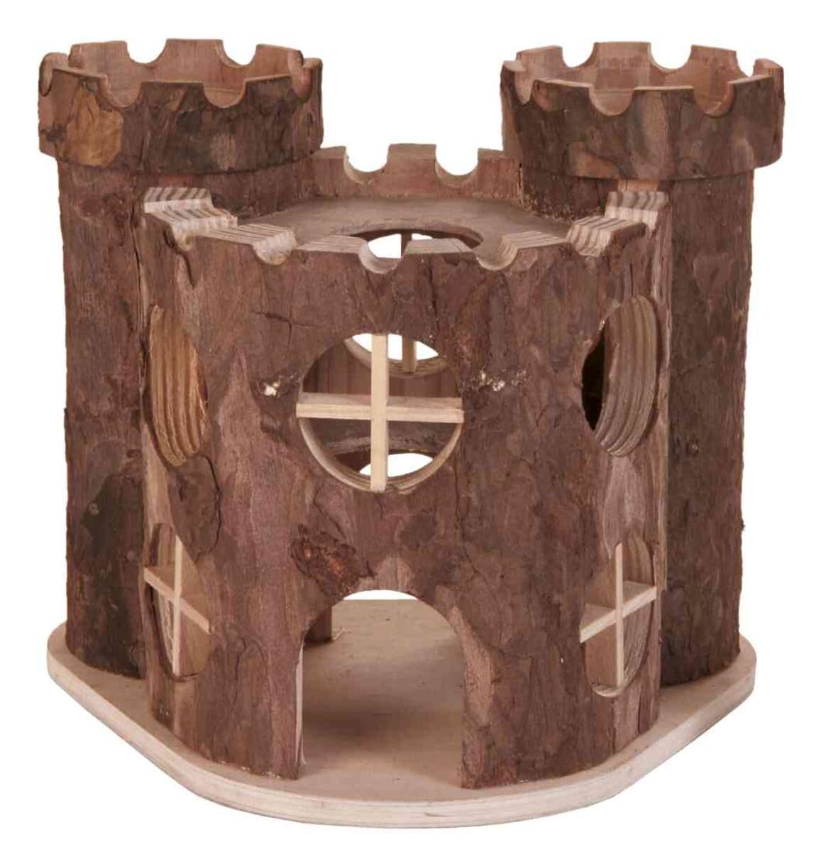 Trixie 6168 Natural Living Matti Play Castle 17 × 15 × 12 cm