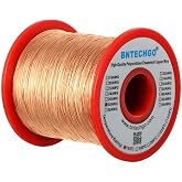 BNTECHGO 28AWG Magnet Wire 1lb Natural Enameled Copper Wire 0.0122"(0.31mm) | 28 Gauge Enameled Copper Coil Wire Widely Used For Transformers, Inductors, Speakers, Electromagnets, Educational Experiments