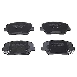 TRQ Front Brake Pads Ceramic Compatible with