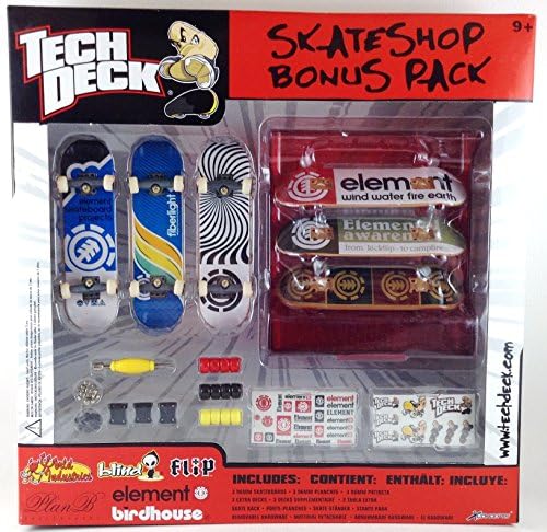 Amazon Com Tech Deck Skateshop Bonus Element Wind Water Fire