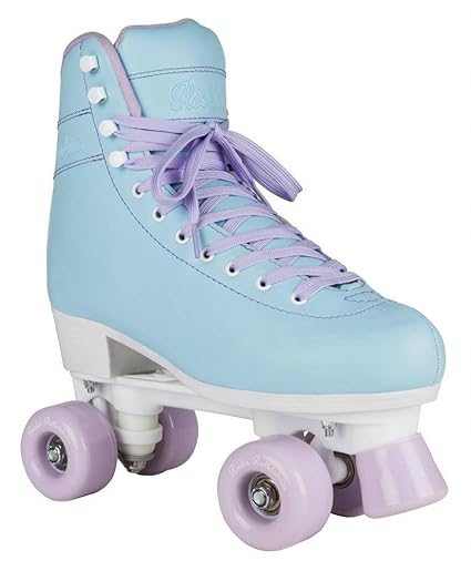 Rookie Bubble Gum Retro Rollschuhe Disco Roller hellblau hellblau, 39.5