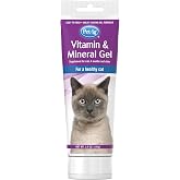 PetAg Vitamin &amp; Mineral Gel Supplement for Cats - 3.5 oz - Provides Basic Daily Vitamins &amp; Minerals for Cats 4 Months and Older - Easy to Digest
