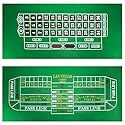 Craps and Roulette Table Felt by Brybelly