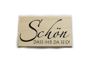 Stempel Schon Dass Ihr Da Seid Tischkarten Zu Hochzeit Taufe
