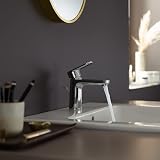 Hansgrohe Vernis Blend Basin Mixer Tap 100 Chrome 71551000 with Pop-Up view 9