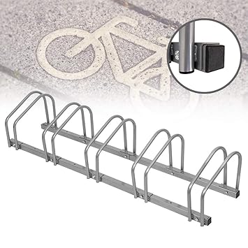 Froadp Galvanised Bicycle Rack Parking Secure Locking Stands