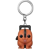 Funko POP! Keychain: Chainsaw Man - Pochita | Official Anime Merch - Mini Figurine Keyring for Keys, Bags and Backpacks - Stocking Filler and Party Bag Gift