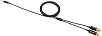 Amazon _ Amazonベーシック RCAオーディオケーブル 1.2m (3.5mmオス - 2RCAオス) _ Amazonベーシック(Amazon Basics) _ RCAケーブル
