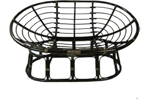 International Caravan Rattan Double Papasan Chair Frame Only