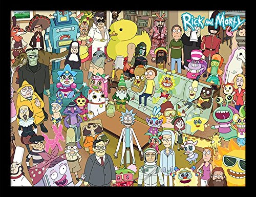 Cartoon Network Rick and Morty (Total Rickall) 30 x 40cm Memorabilia
