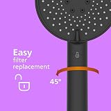 Philips Water Filtration Showerhead with 3 Modes Black, ASH138/10 Replacement view 3