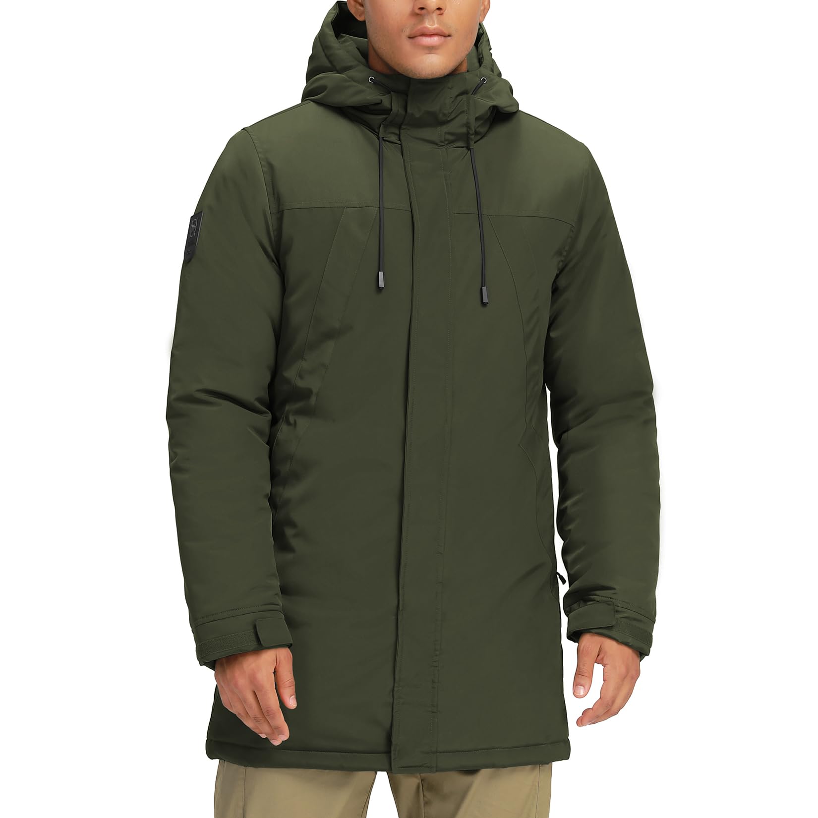 CAMELSPORTS Mens Winter Coats Long Warm Jacket with