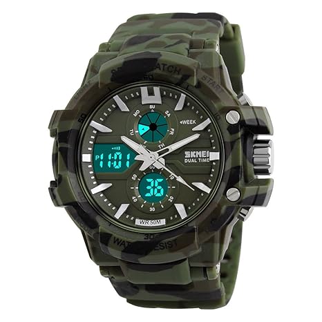 Analogue-Digital Multicolor Dial Mens Watch - Skmeimw30A