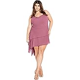 City Chic Plus Size Dress, Cassie Asymmetrical Dress