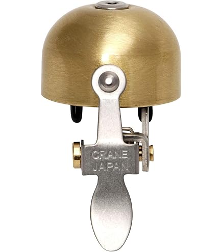 Amazon.com : Crane Bike Bell, Brass, Suzu Mini Bicycle Bell