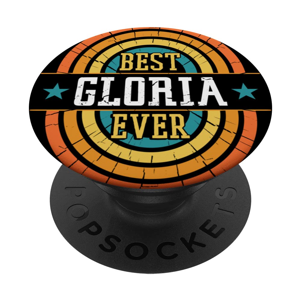 Best Gloria Ever - Funny Gloria Name PopSockets Swappable PopGrip
