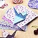 eBoot 144 Sheets Craft Folding Origami Paper Washi Folding Paper 6 by 6 Inch, 12 Different Colors and Patterns