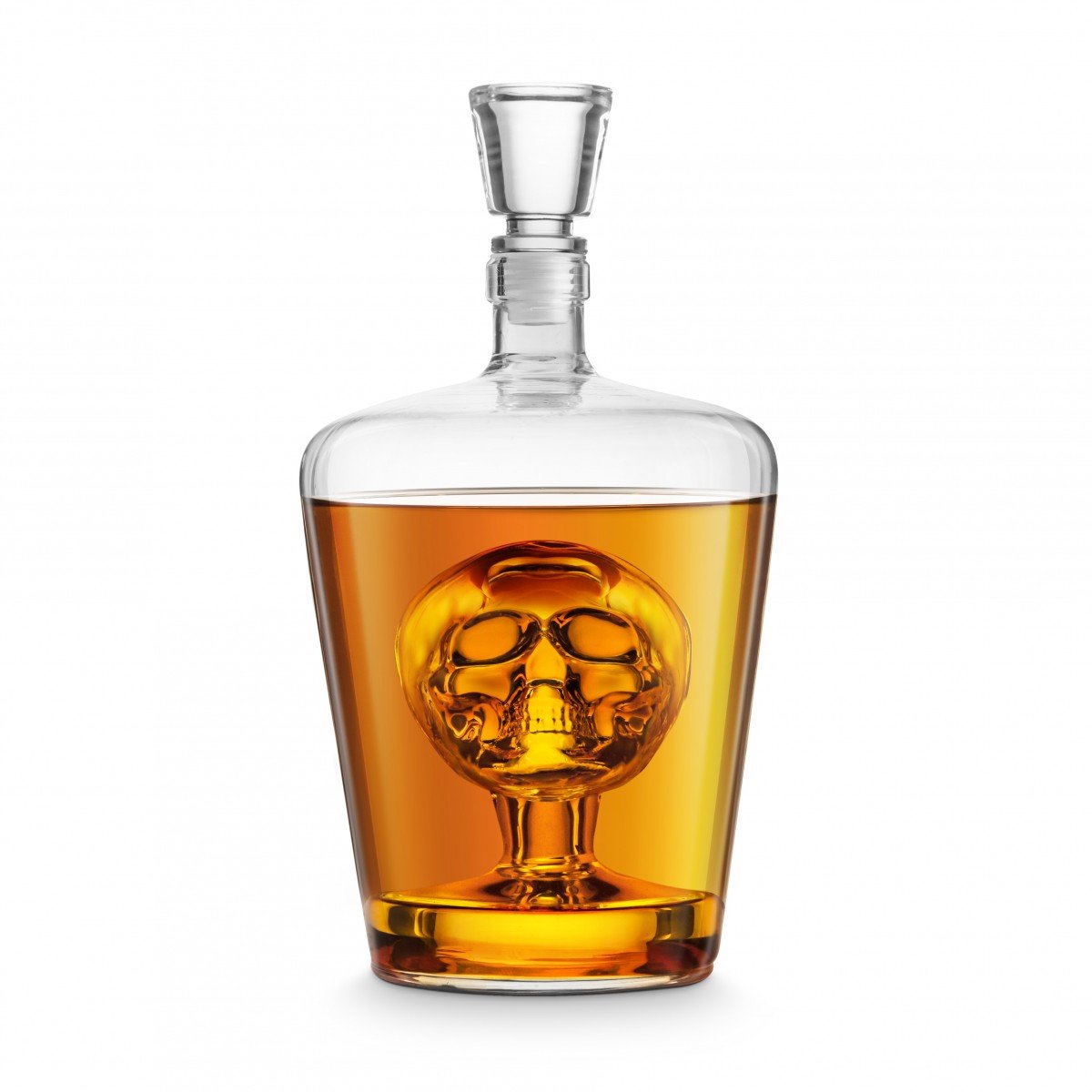Final Touch Brainfreeze Skull DECANTER For Vodka Whiskey, Scotch, Rum