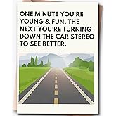 Fwnrmd Funny Birthday Cards, Funny Birthday Cards for Men & Women, Happy Birthday card for Husband & Mom, 40th 50th 60th 70th 75th Birthday Card