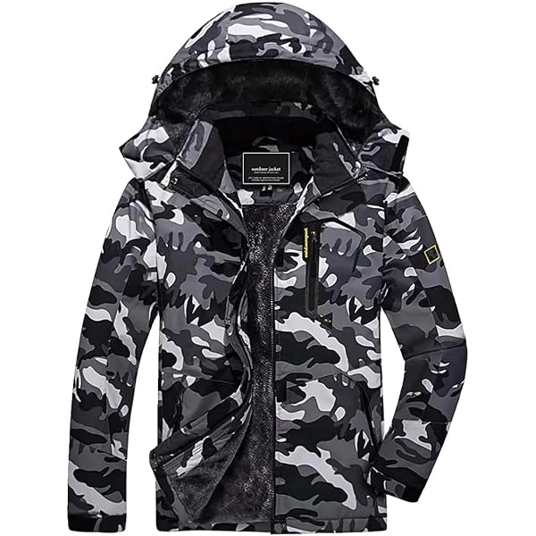 Chaqueta De Camuflaje Para Hombre Impermeable Y Transpirable, Con Capucha Y Cremallera, Ligera Para Senderismo Y Caza