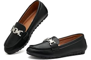 VERDASCO Womens Loafers Flats Shoes Moccasin Penny Loafers Slip On Work Shoes Casual Comfort Ladies Walking Shoes