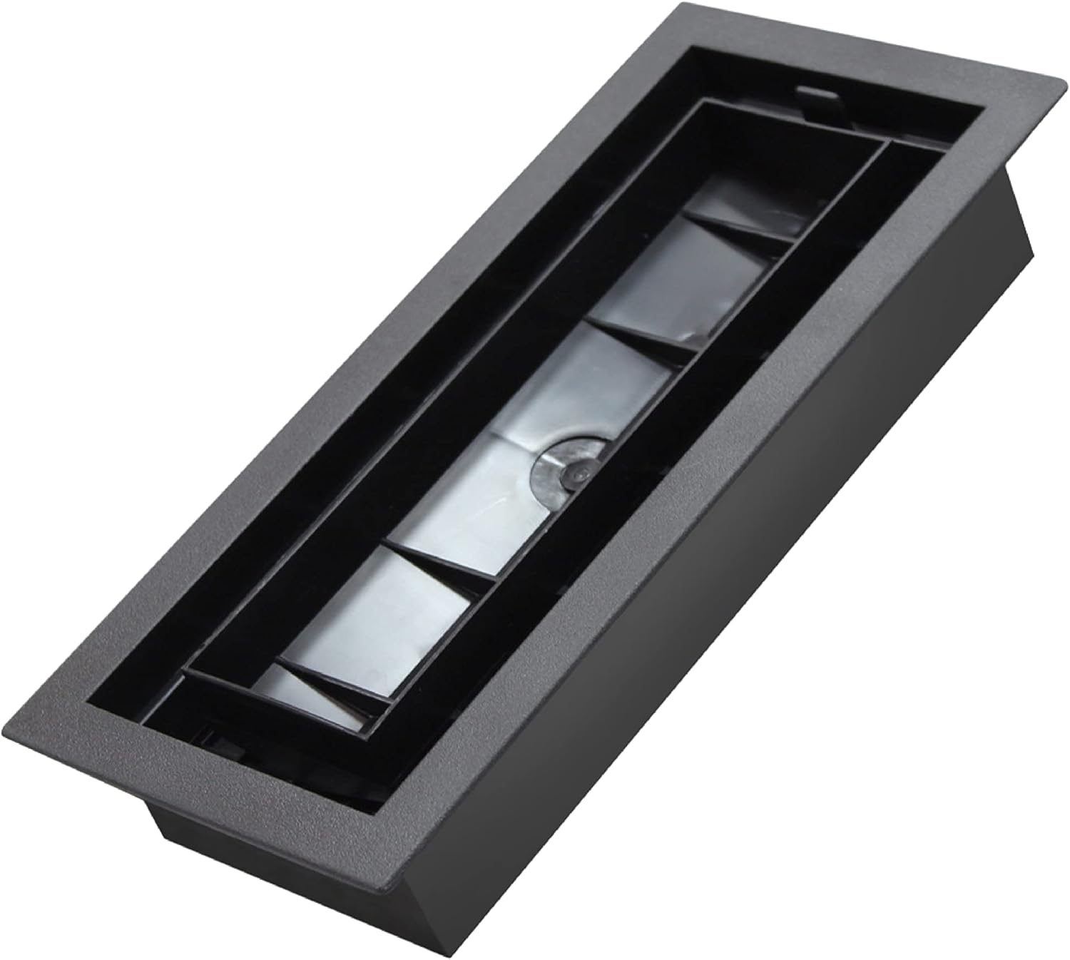 Registers, Grilles & Vents - Inte-Grates IGFPD410-BLK 4 10-Inch Integrated Flush Floor-Matching Plastic Vent Register, Black