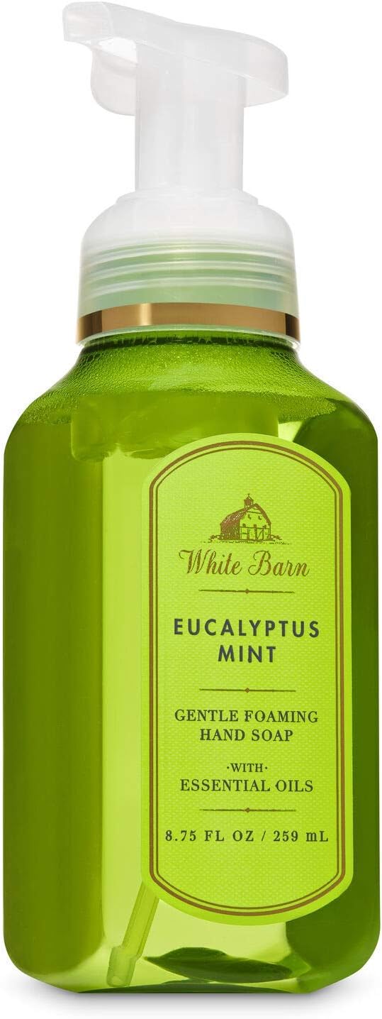 Bath & Body Works EUCALYPTUS MINT Gentle Foaming Hand Soap 8.75 oz / 259 mL, red, 259 ml (Pack of 1)