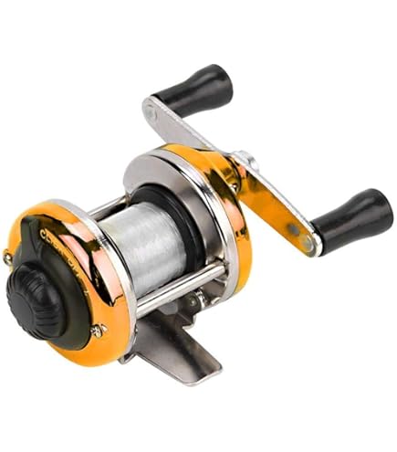 Heavy Duty Saltwater Fishing Reel, Fishing Tackle Rubber Handle Fishing Wheel Fishing Wheel Fish Line Reel Tackle, High Strength Stainless Steel Bearings for Fishing : Sports & Outdoors