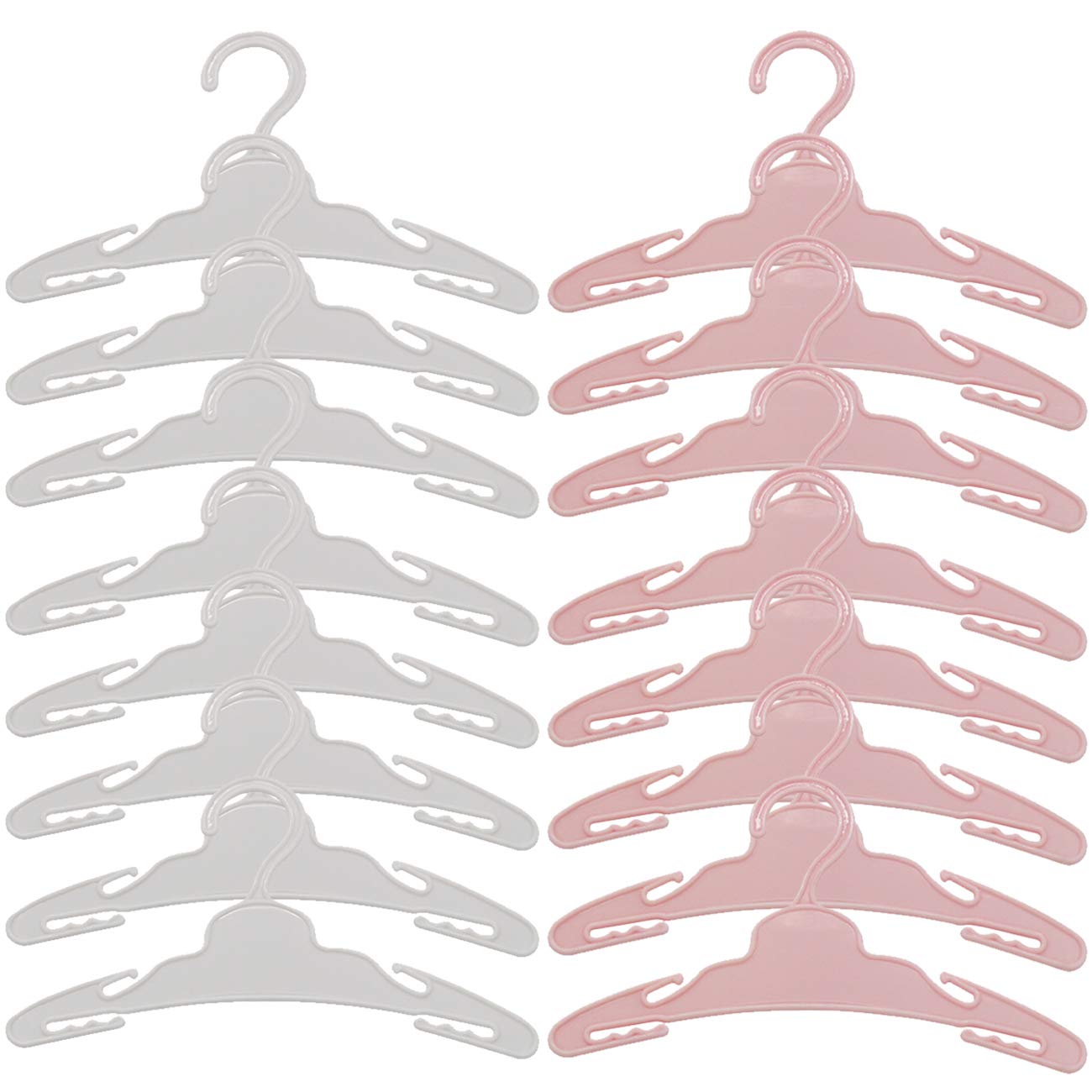 ZSWQ Doll Clothes Hangers Doll Hangers Set Clothes Hangers Kit for 16 - 18 Inch American Girl Dolls, Baby Dolls, Newborn Dolls And Other 16 - 18 Inch Dolls