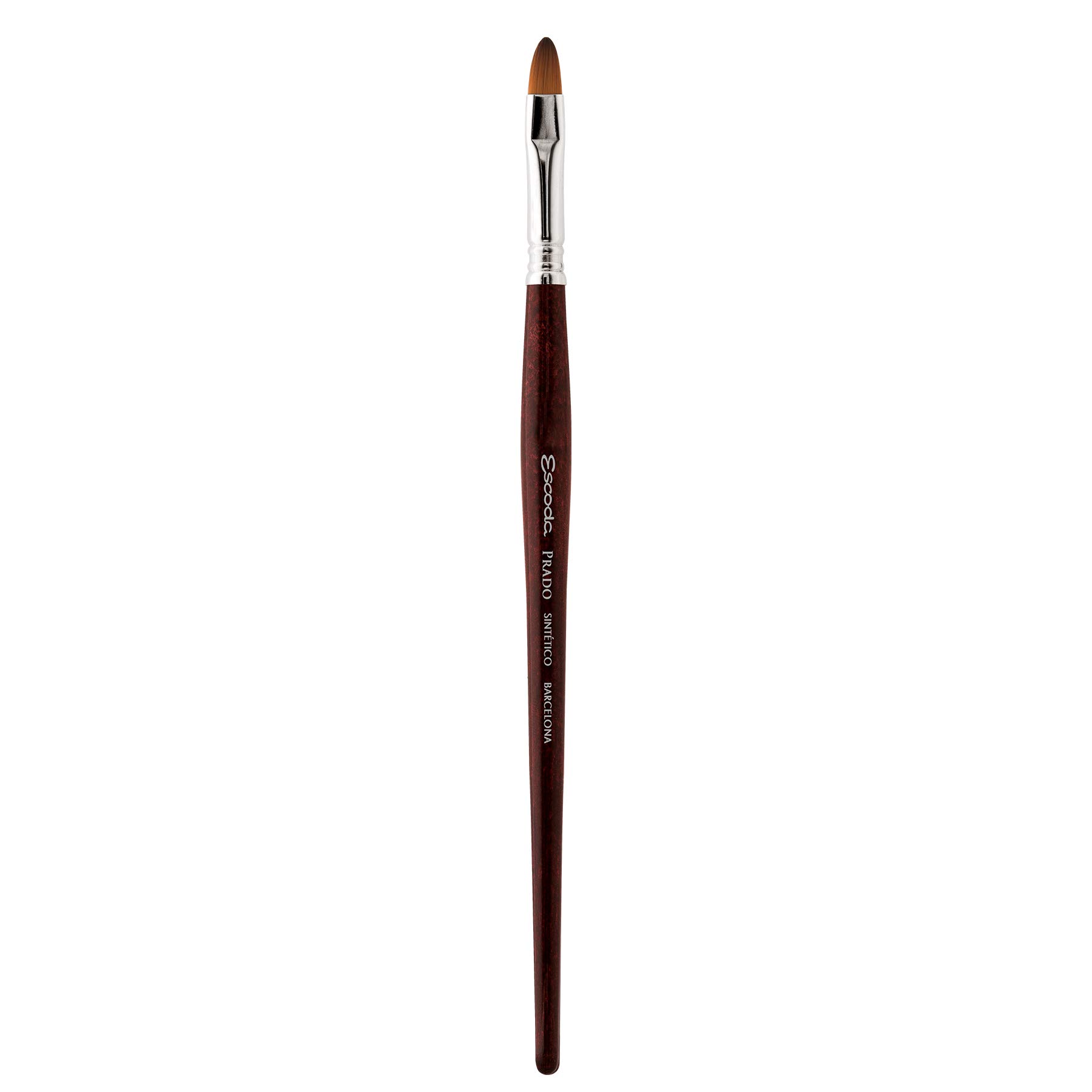 Escoda Prado Series 1460 Short Handle Artist Watercolor Paint Brush, Synthetic Sable, Bright, Size 2