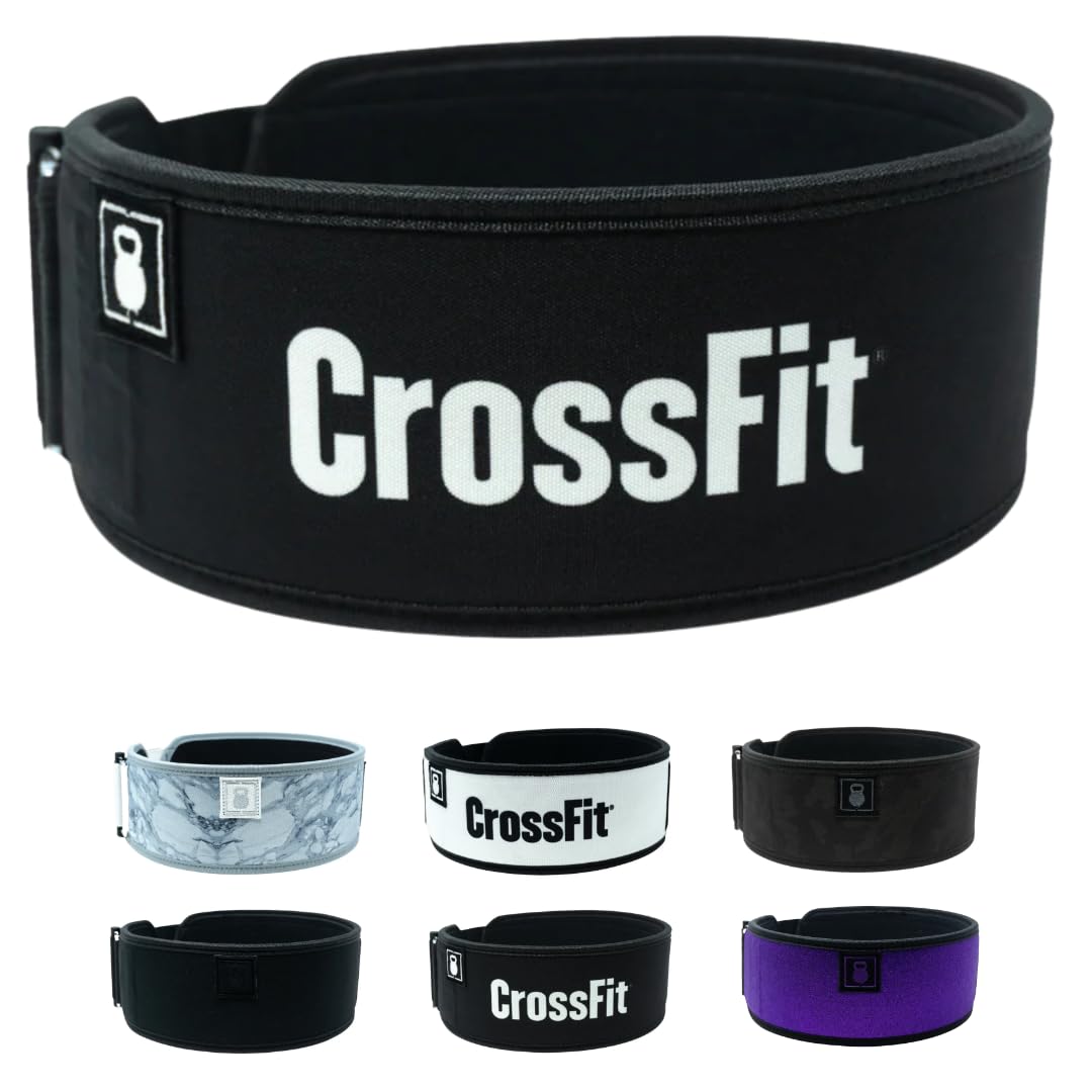 Photo 1 of 2POOD 4" Weightlifting Belt | CrossFit® Weightlifting Belt | 4-inch Wide and Built for Support, Flexibility, and The Ability to Cross Train Easily