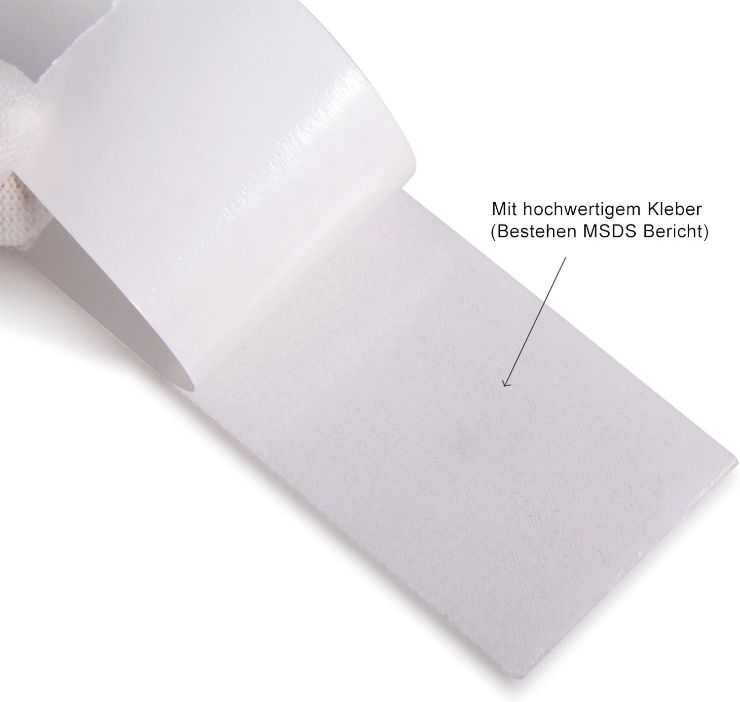 Winjun 5M Length White Self-Adhesive Soft Fiber Felt Roll for Fabric Edge Squeegee Accessories Vinyl Applicator - Image 5