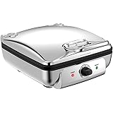 All-Clad Gourmet WD822D51 Waffle maker, 4 slice, Silver