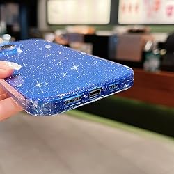 Finyosee Compatible with iPhone 15 Pro Glitter Neon