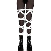 Reflective Rave Leg Wrap for Women - Adjustable Holographic Glow Straps Music Party Accessories EDC Concert Outfits