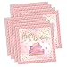 50th Pink and Gold Birthday Party Supplies Set Plates Napkins Cups Tableware Kit for 16