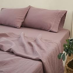 Simple&Opulence 100% Pure Linen Sheet Set Full