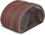 TPmax 13mmx457mm Sanding Belts Pack 60 Pcs Aluminum Oxide Grits 40-240 view 6
