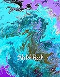 Sketch Book: Notebook for Drawing, Writing, Painting, Sketching or Doodling, 120 Pages, 8.5x11 (Premium Abstract Cover vol.2) by Spark Drawing
