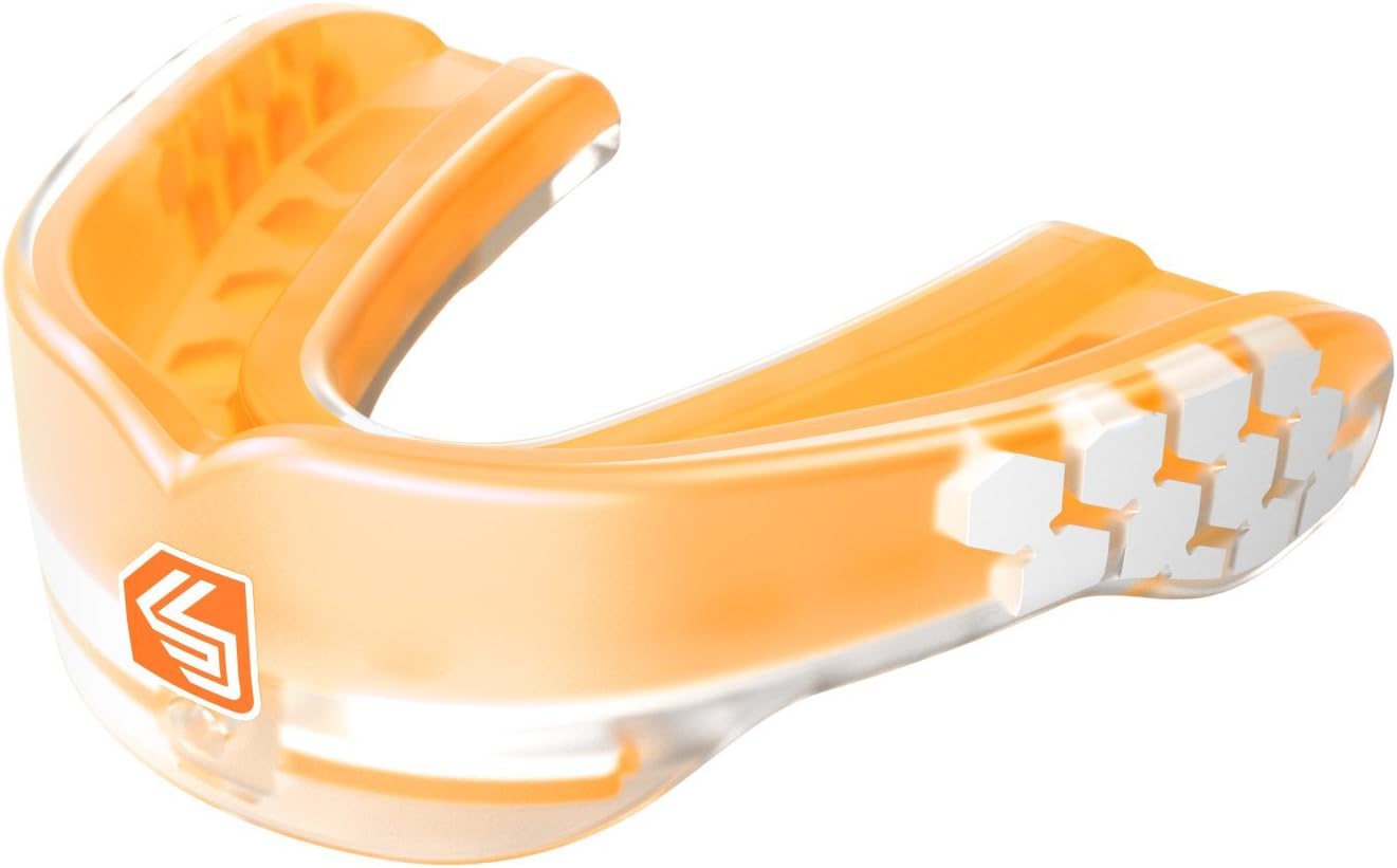  Shock Doctor Gel Max Power Mouth Guard Sports, 1 Sports Mouthguard for Football, Lacrosse