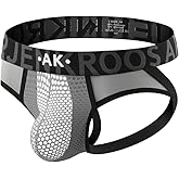 Arjen Kroos Mens Jockstrap Thong Sexy Underwear Mesh Ice Silk Jock Strap Athletic Supporter