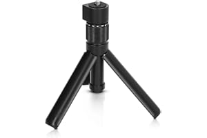 Gugxiom Bullet Time Handle, 360° Rotation, Aluminum Alloy, Black, Compatible with Insta360 ONE X3/X2/R/X/ONE/EVO Action, Desk