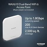 NETGEAR WAX610 Wireless Access Point WiFi 6 AX1800 2.5G PoE+ view 2