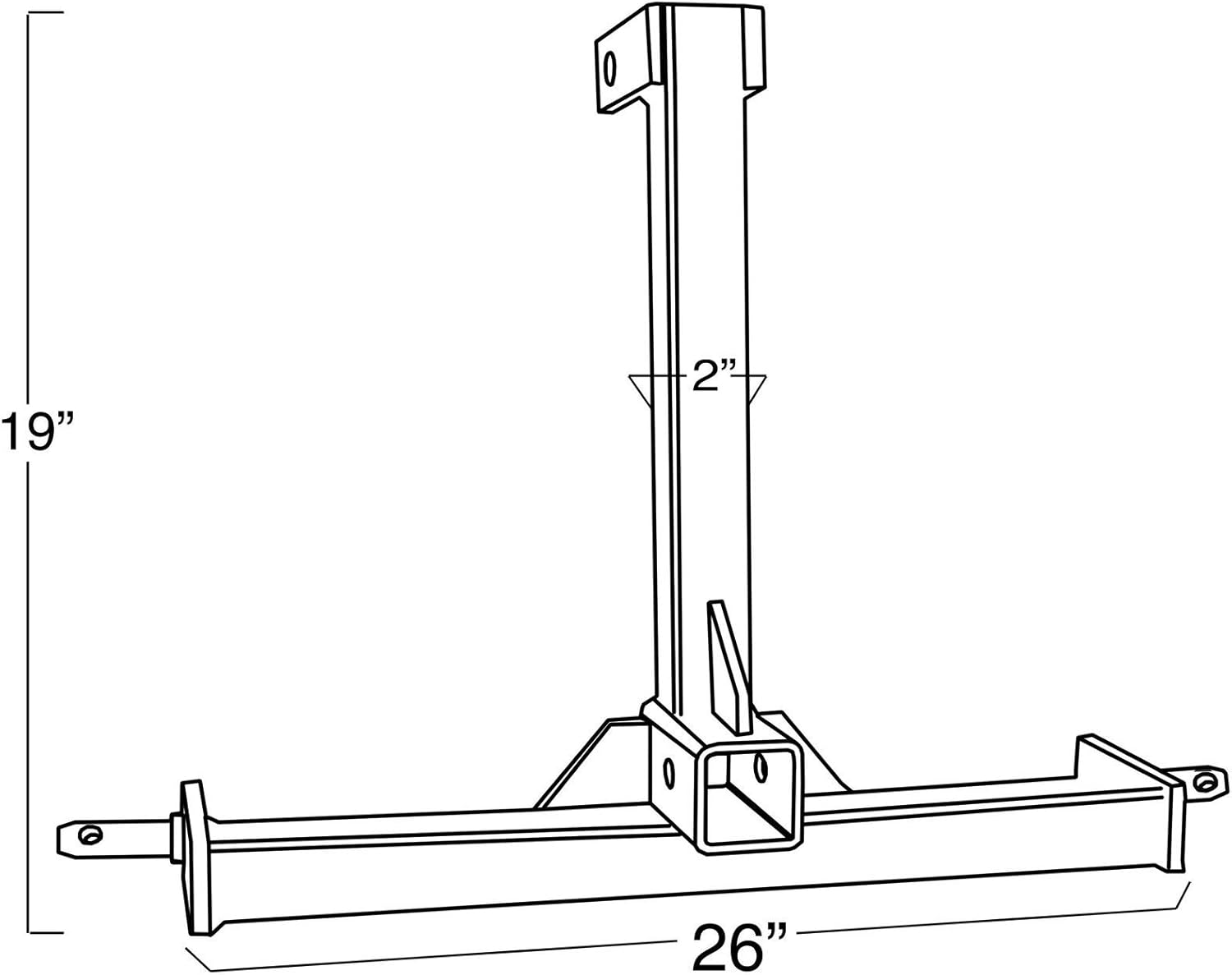 Towing Products & Winches EGO BIKE Cat 1 Drawbar 3 pt Tractor Trailer